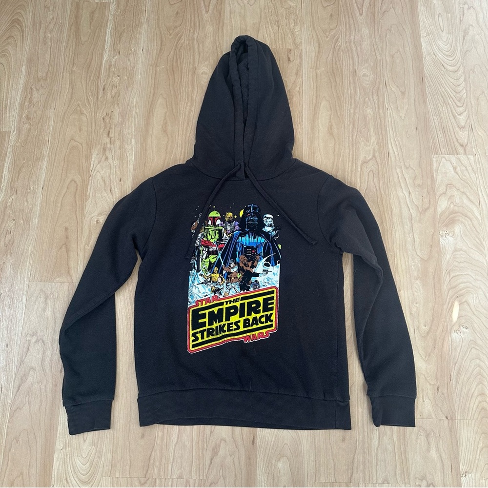 Star Wars Empire Strikes Back Black Hoodie